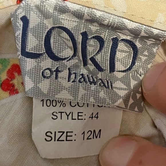 Lord of Hawaii Surfboard Button Down Cotton Shirt - Picture 3 of 3